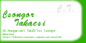 csongor takacsi business card